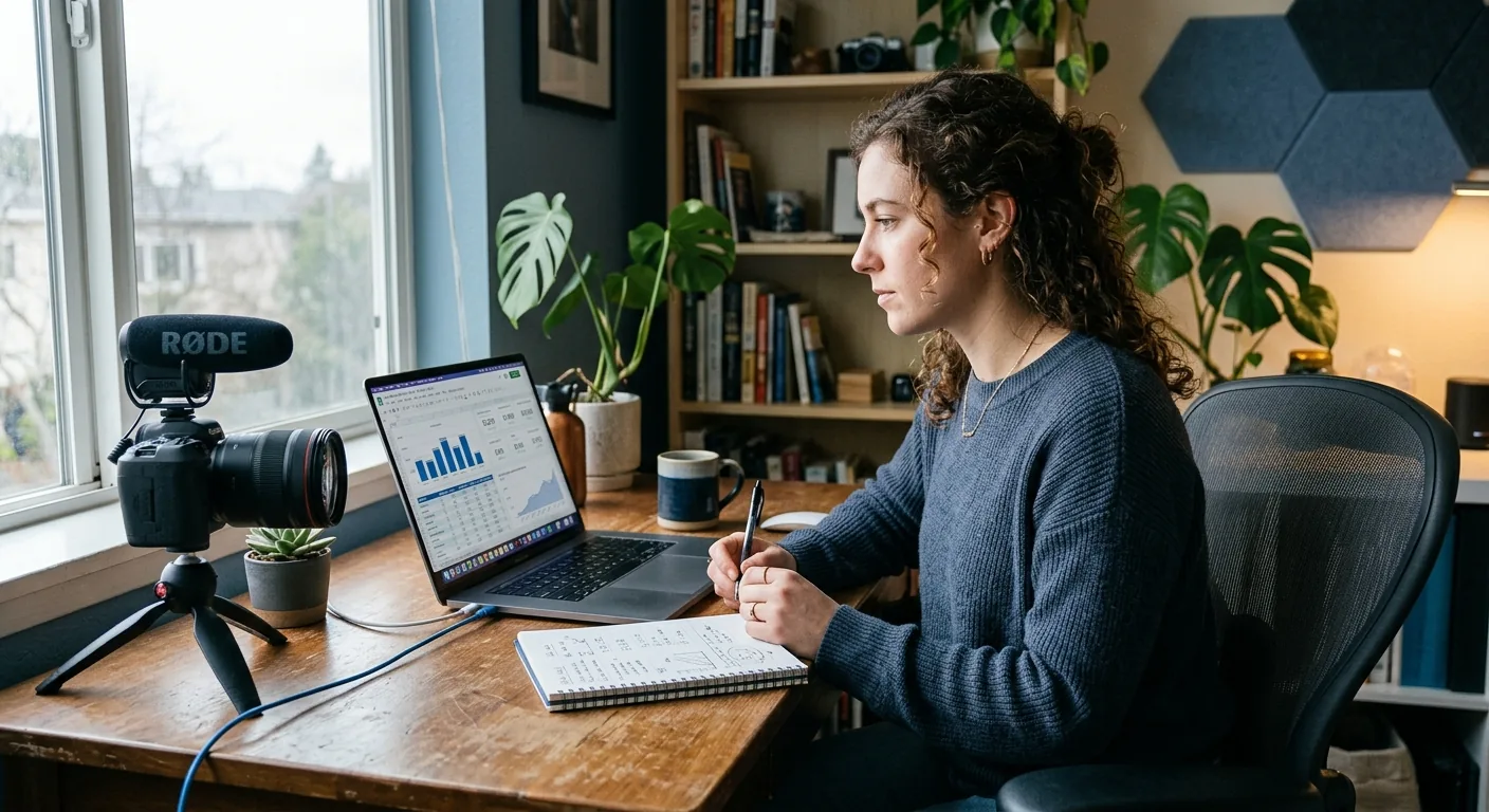 Creator working through creator sponsorship rates