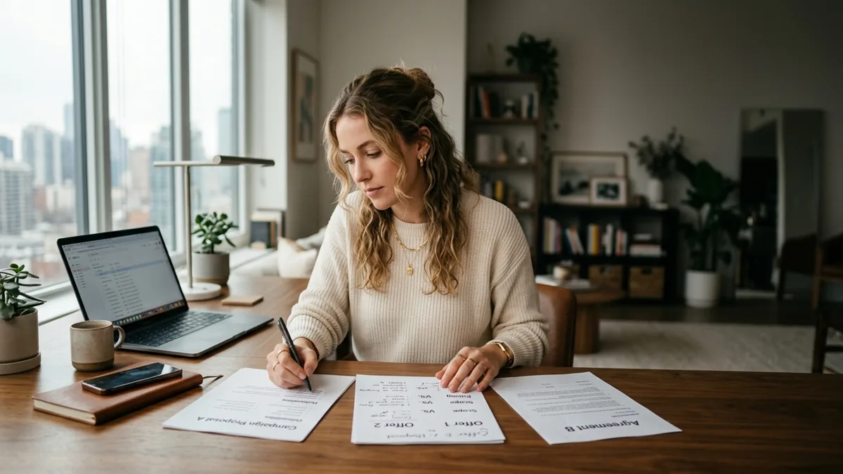 Creator workflow illustration for How To Negotiate Brand Deals