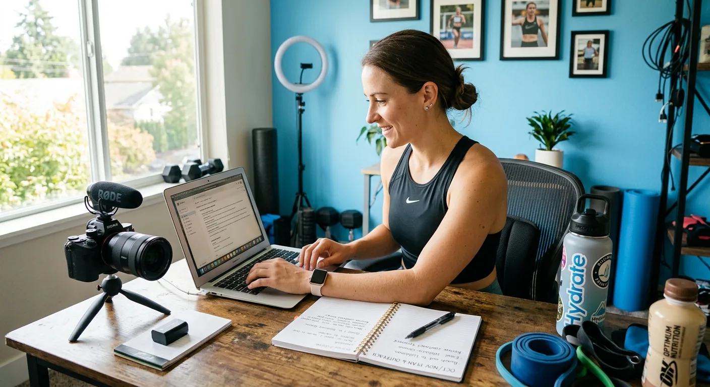 Creator working through creator brand deals