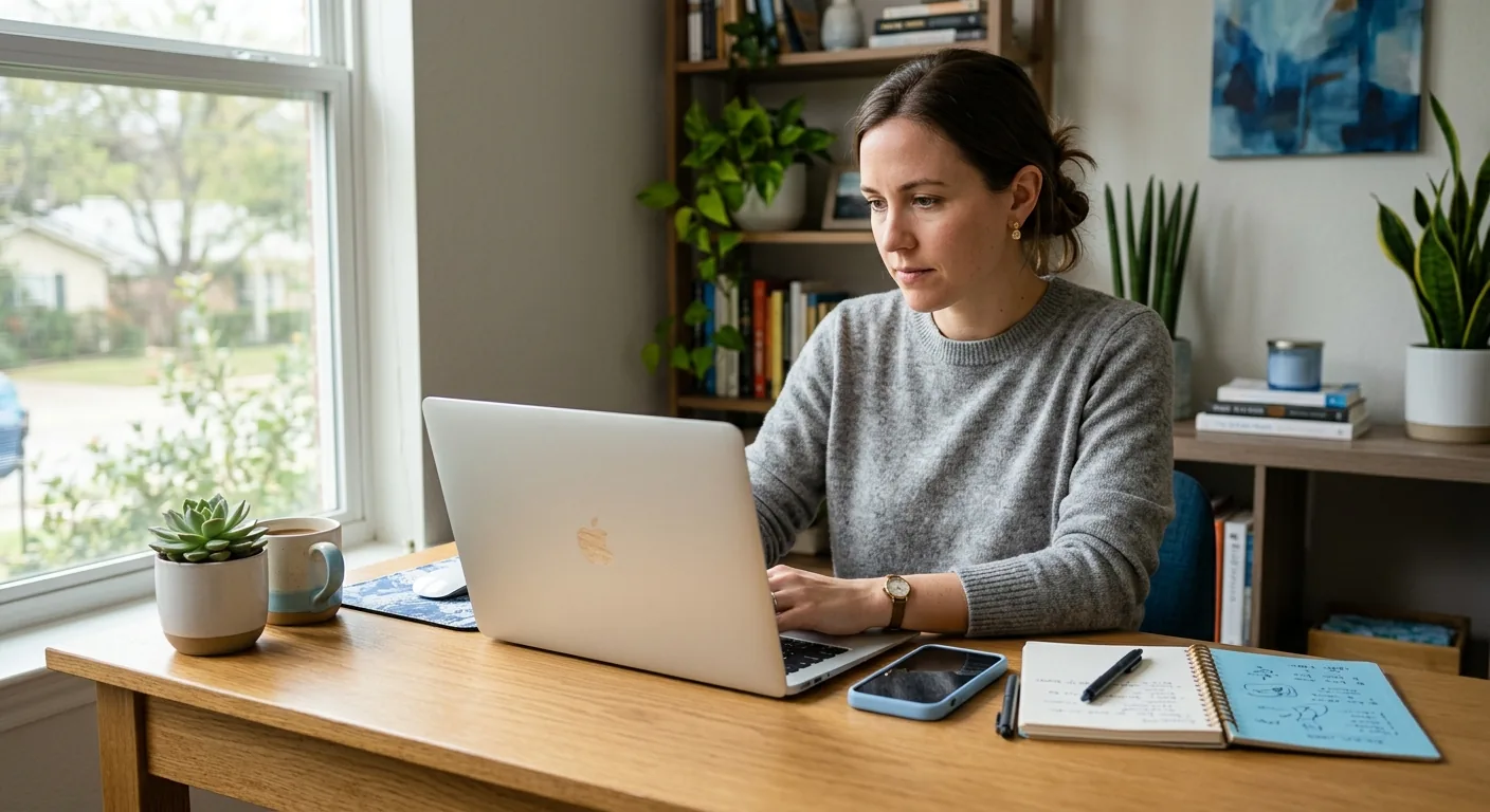 Creator working through influencer brand outreach