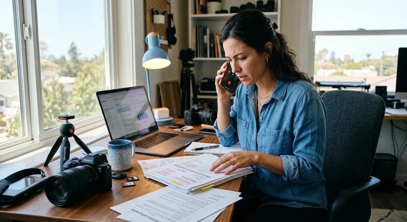 Creator working through creator brand deals