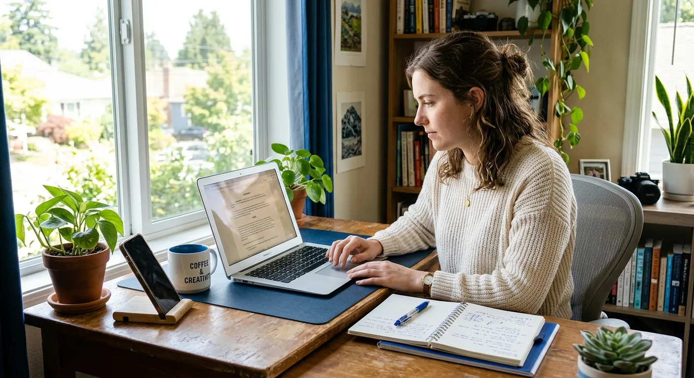 Creator working through creator brand deals
