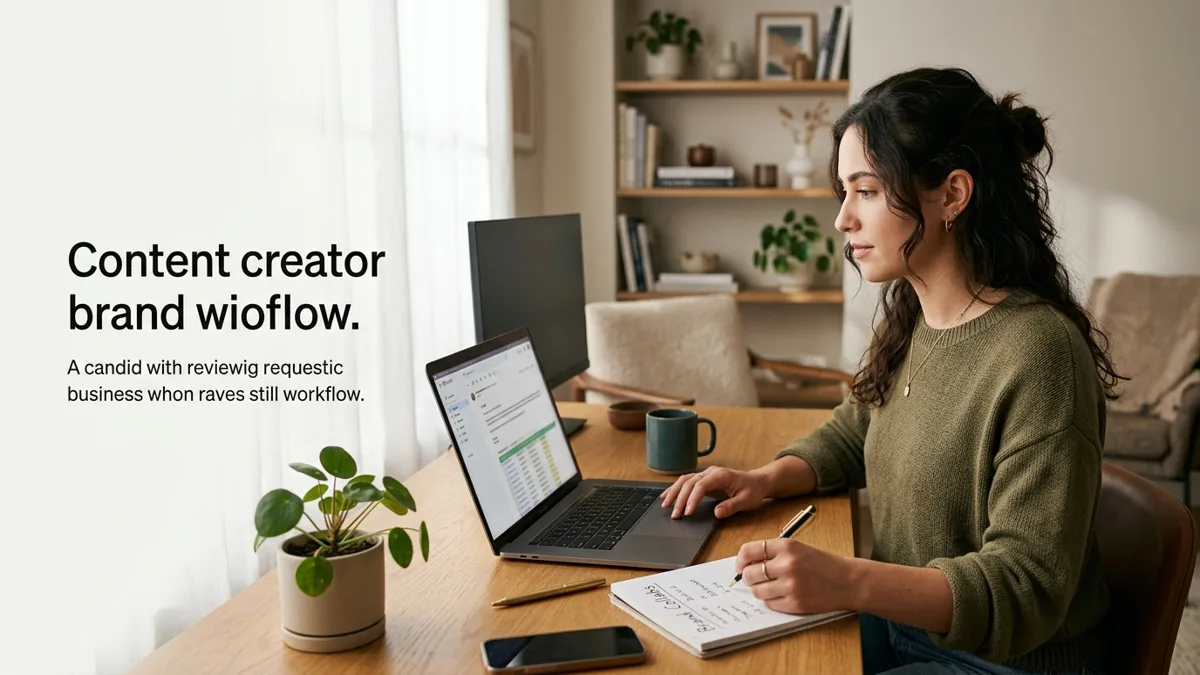 Creator workflow illustration for Respond To Unpaid Collaboration Request