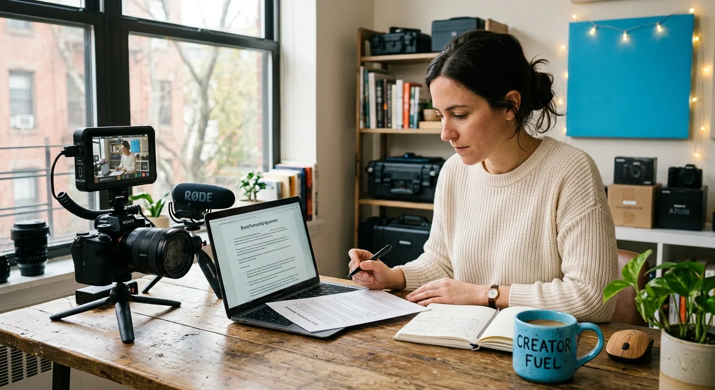 Creator working through creator deal negotiation