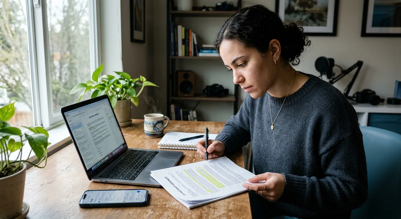 Creator working through creator deal negotiation
