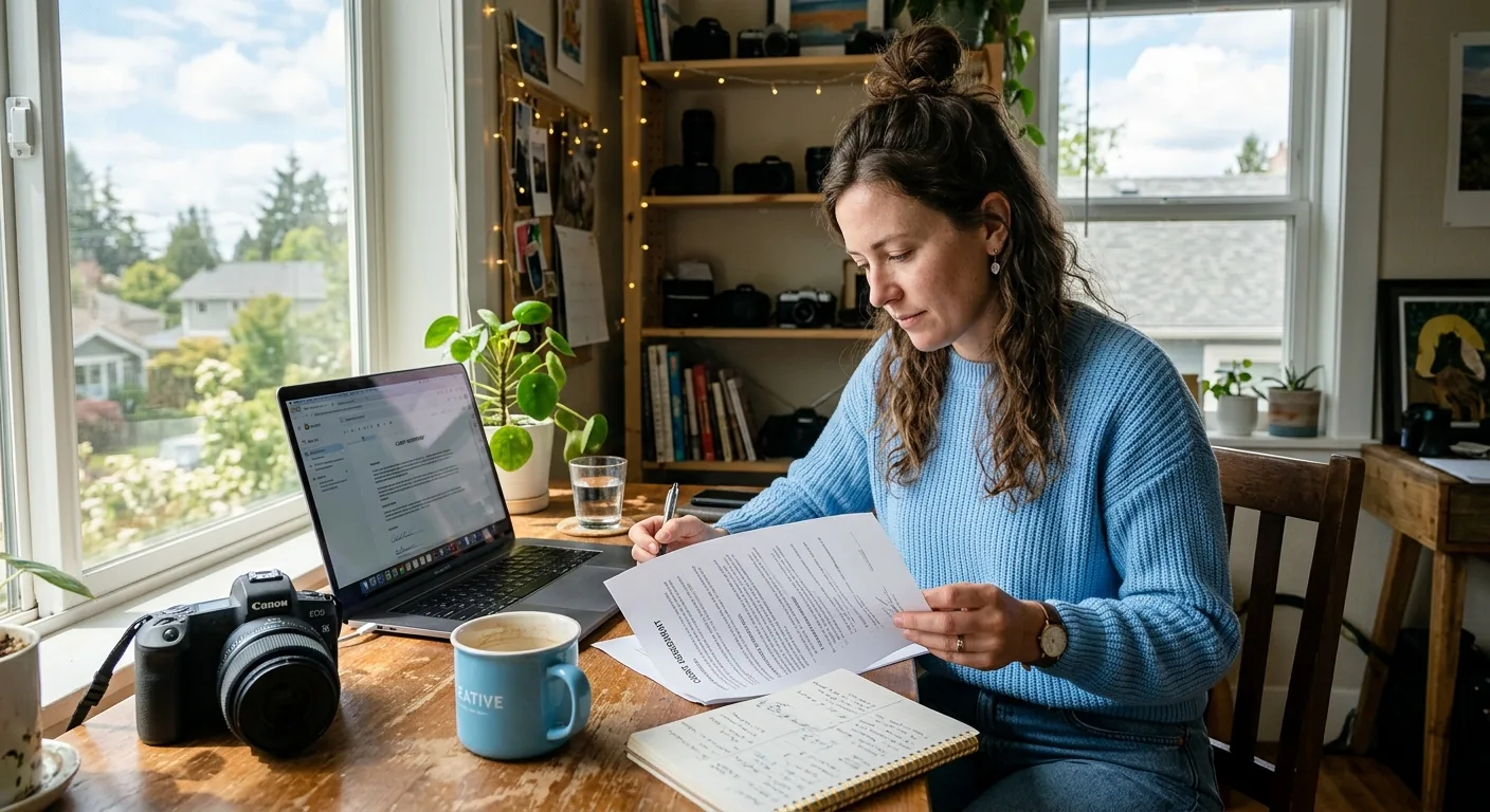 Creator working through creator deal negotiation