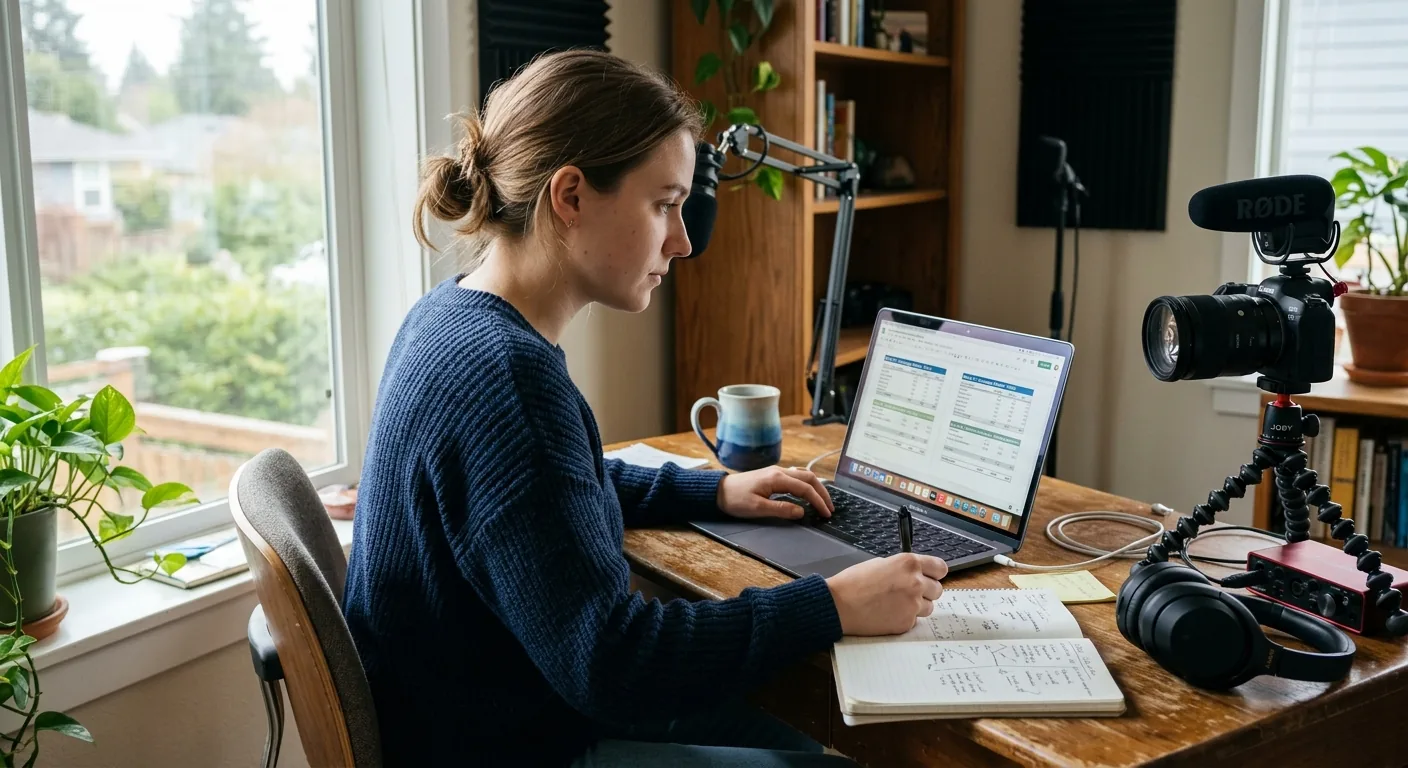 Creator working through creator sponsorship rates